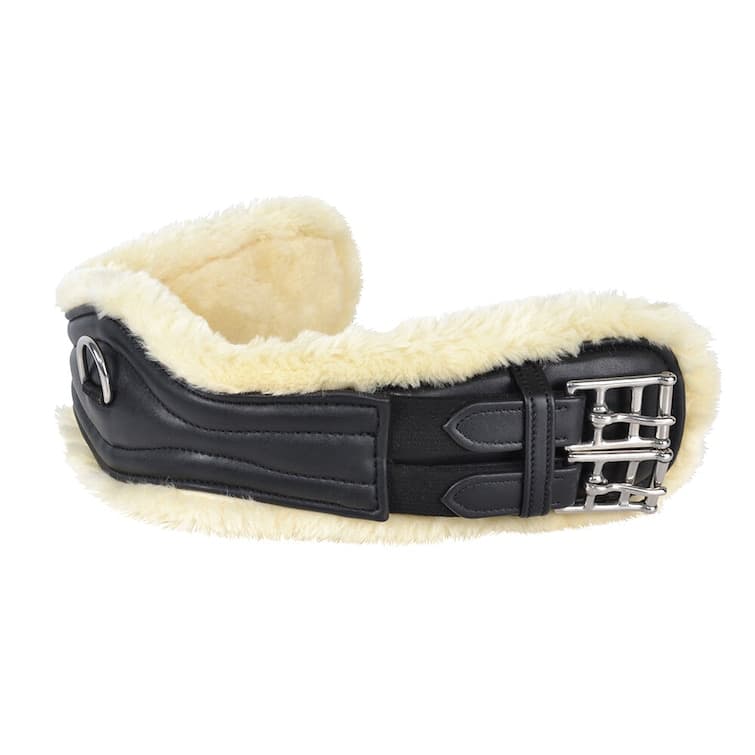 Lädergjord Faux Fur